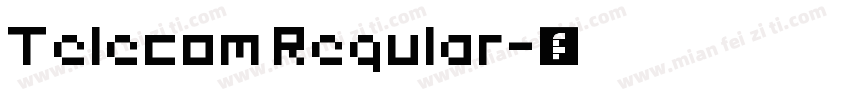 Telecom Regular字体转换